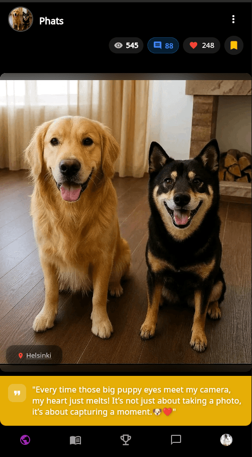 Share Moments Feature